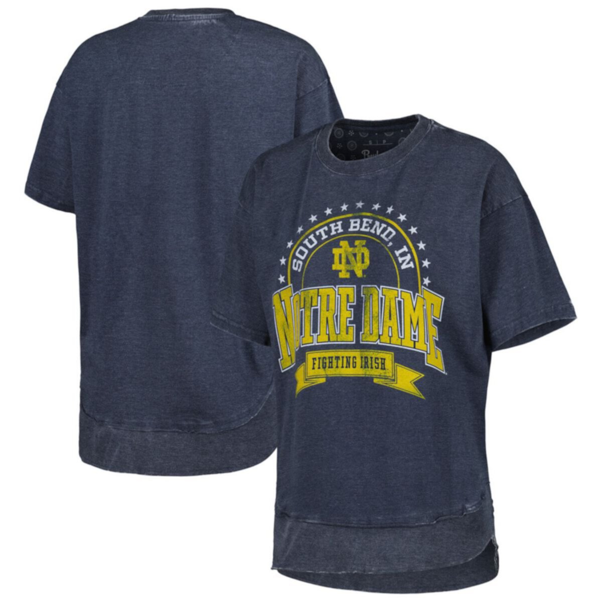 Женская Футболка Unbranded Vintage Wash Notre Dame Fighting Irish Unbranded