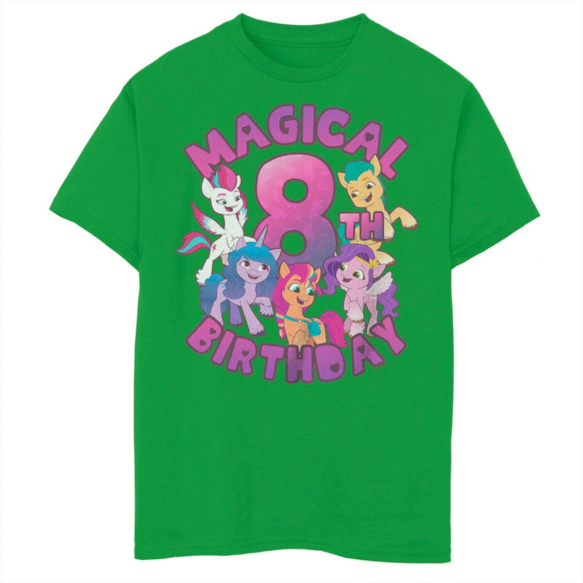 К детская рубашка My Little Pony A New Generation Magical 8th Birthday Tee My Little Pony