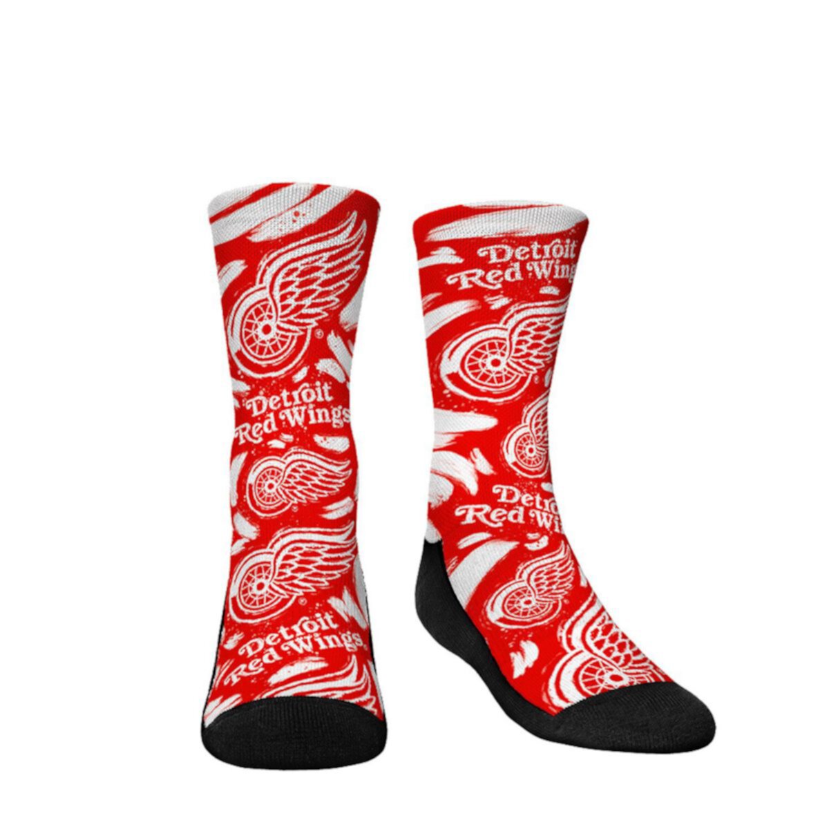 Детские Носки Rock Em Socks Detroit Red Wings Логотип и Паттерн Unbranded