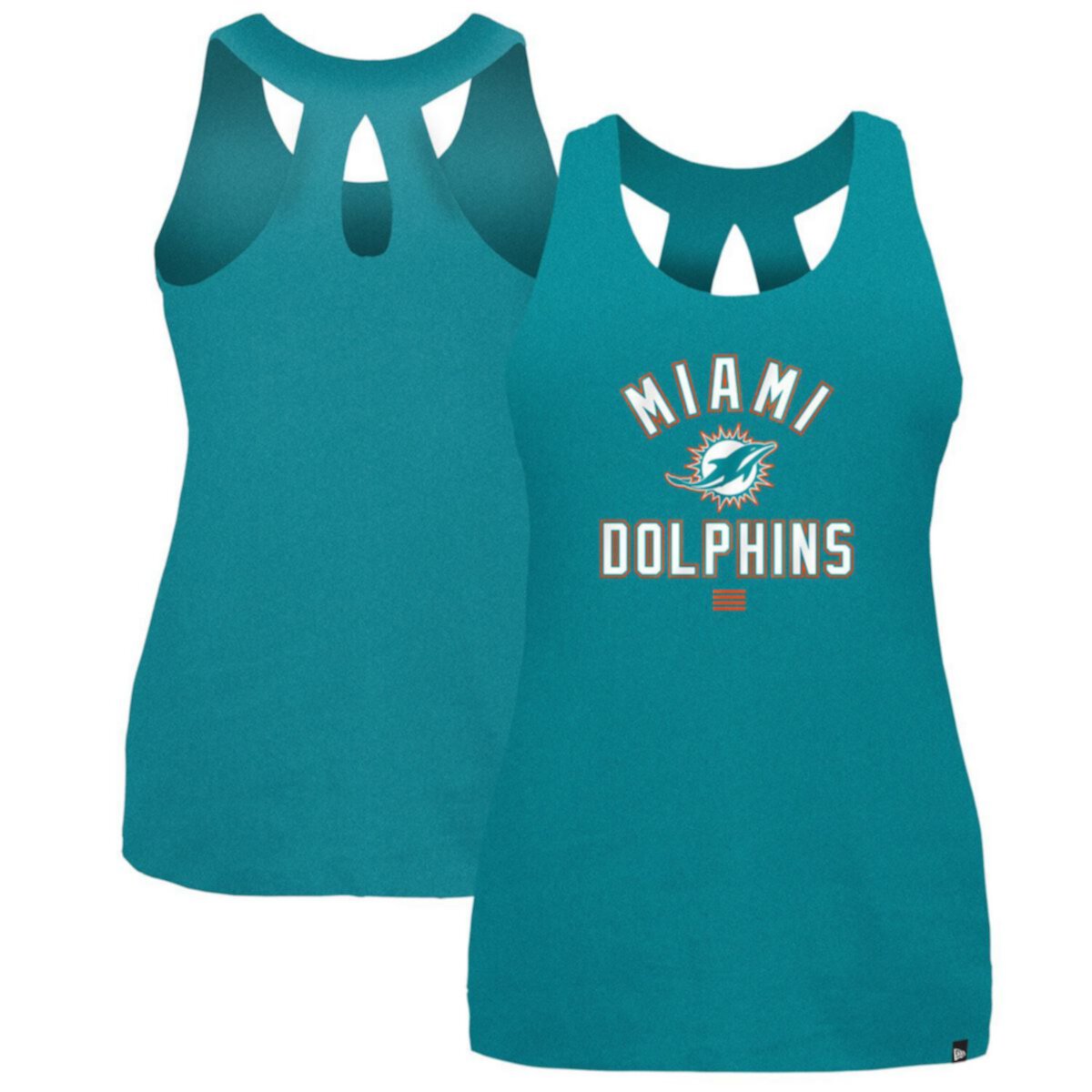 Женская Футболка New Era Aqua Miami Dolphins 2024 NFL Training Camp New Era