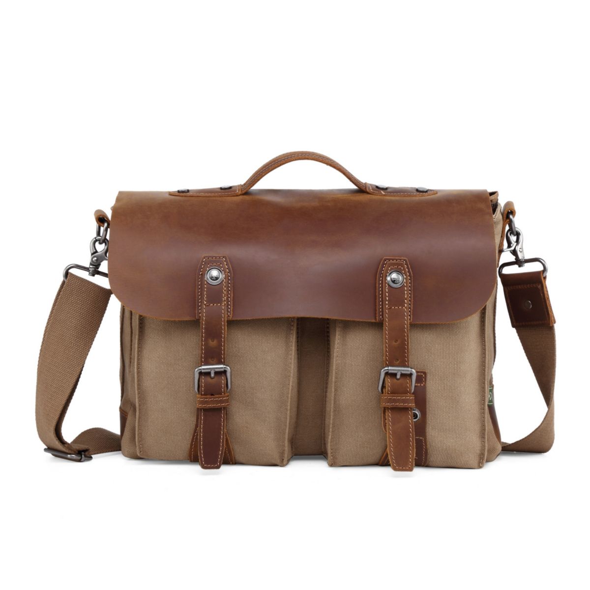 Tsd Brand Hudson Leather Messenger Tsd Brand