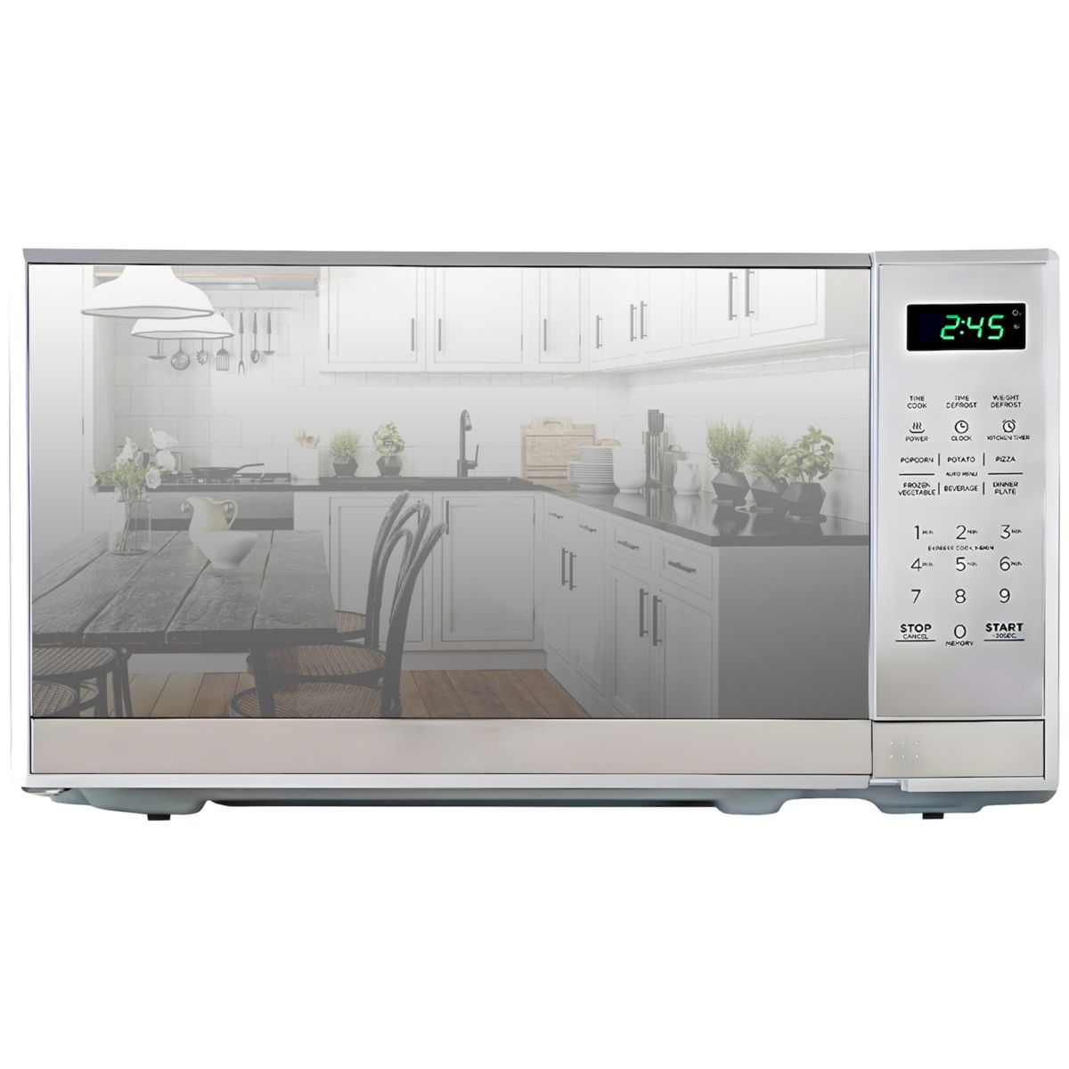 Total Chef 700-Watt Countertop Microwave Oven Total Chef