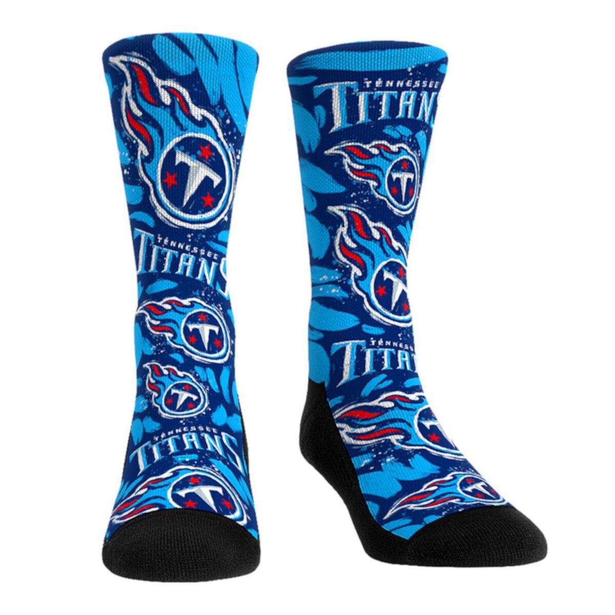 Унисекс Носки Rock Em Socks Tennessee Titans Всеобъемлющий Логотип & Рисунок Unbranded