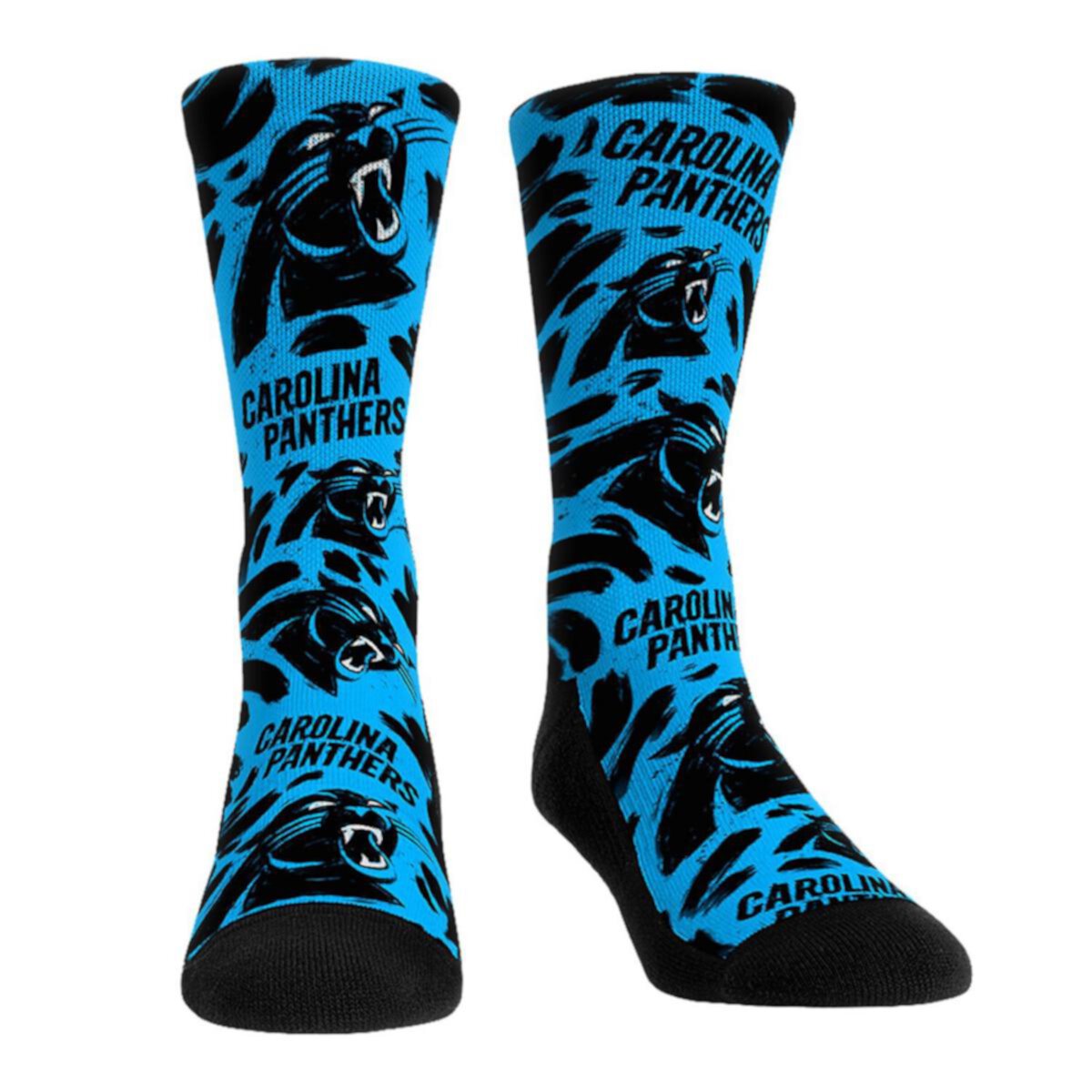 Унисекс Носки Rock Em Socks Carolina Panthers Allover Logo & Paint Unbranded