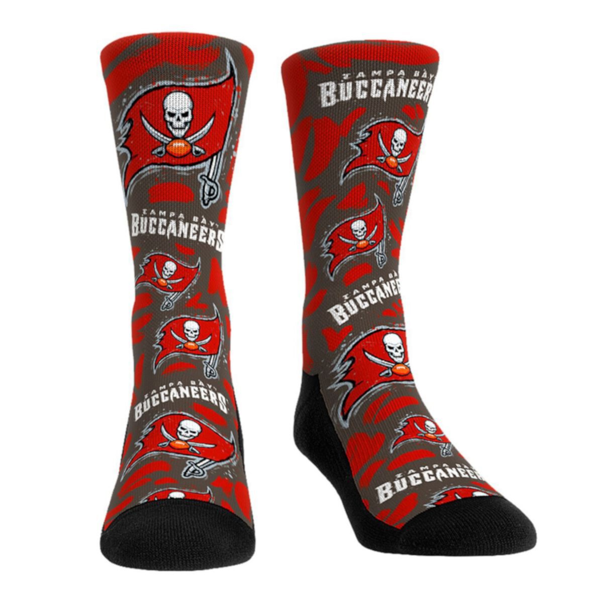 Унисекс Носки Rock Em Socks Tampa Bay Buccaneers Allover Logo & Paint Unbranded