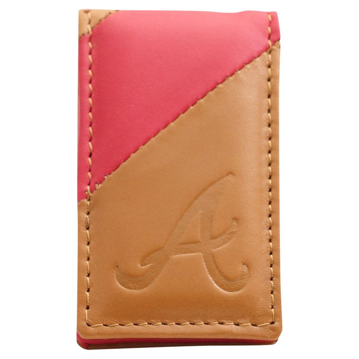 Кошелек Lusso Atlanta Braves Ole Magnetic Money Clip Lusso