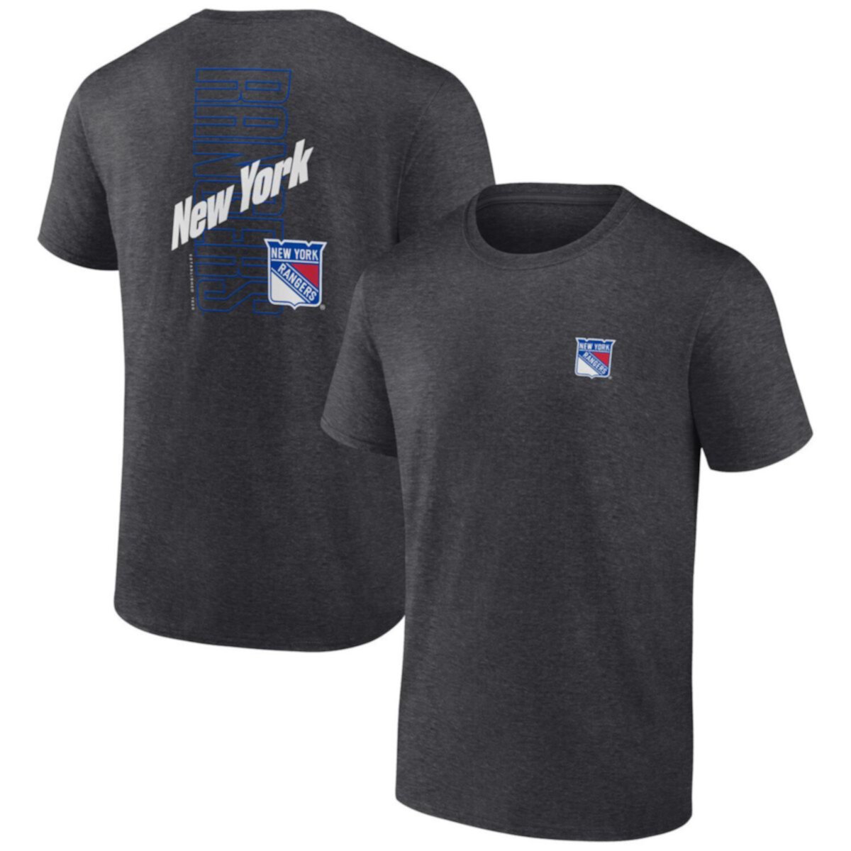 Мужская Футболка Unbranded New York Rangers Backbone Unbranded