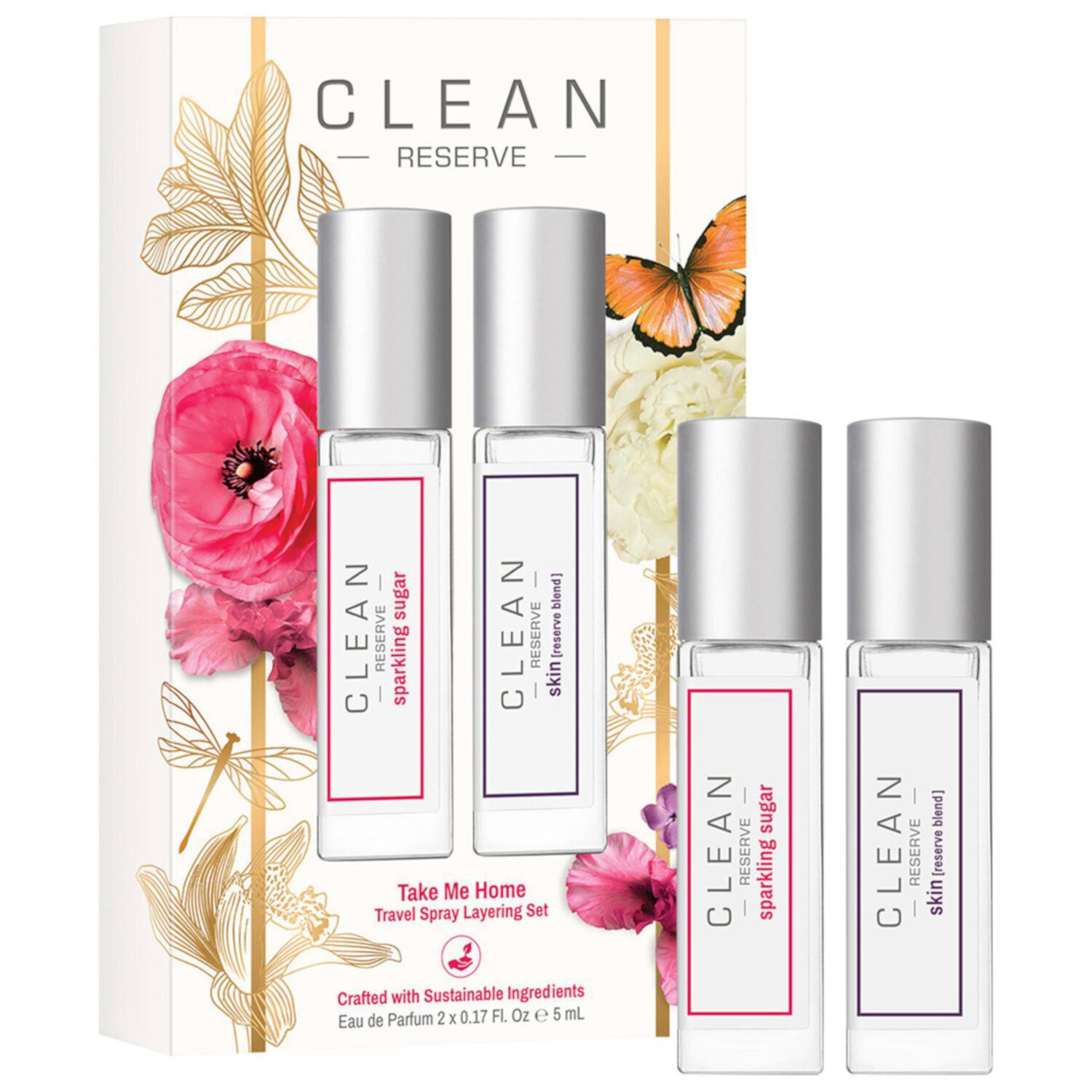 CLEAN RESERVE RESERVE Take Me Home Travel Spray Fragrance Duo Set CLEAN RESERVE