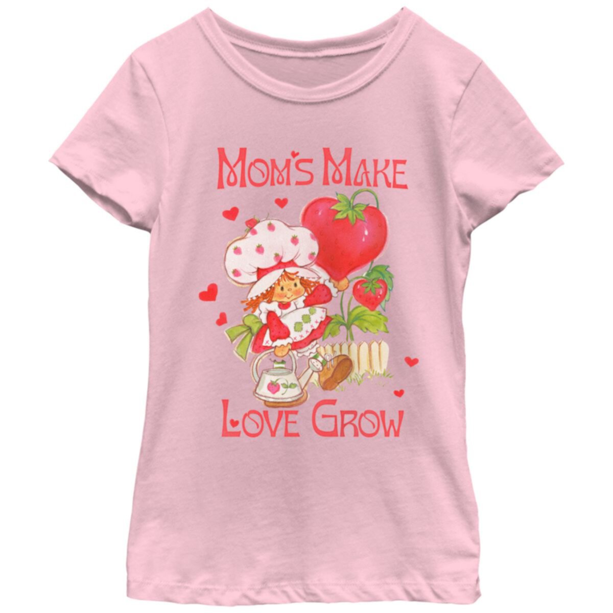 Детская Футболка Licensed Character Strawberry Shortcake Mom's Make Love Grow Licensed Character