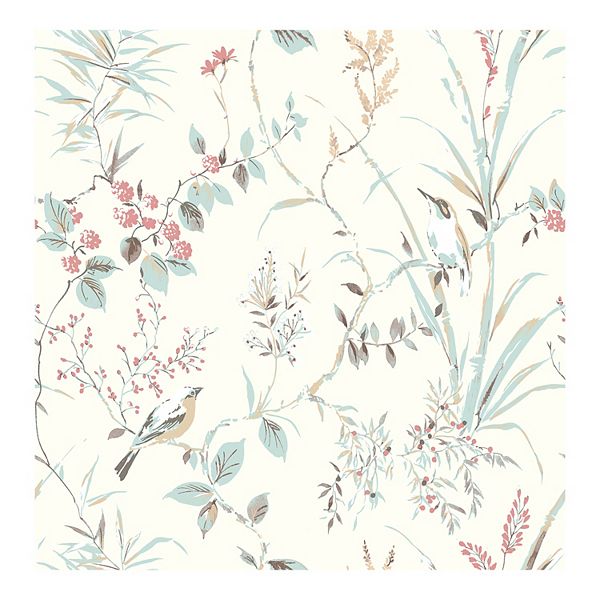 Brewster Home Fashions Mariko Botanical Wallpaper BREWSTER