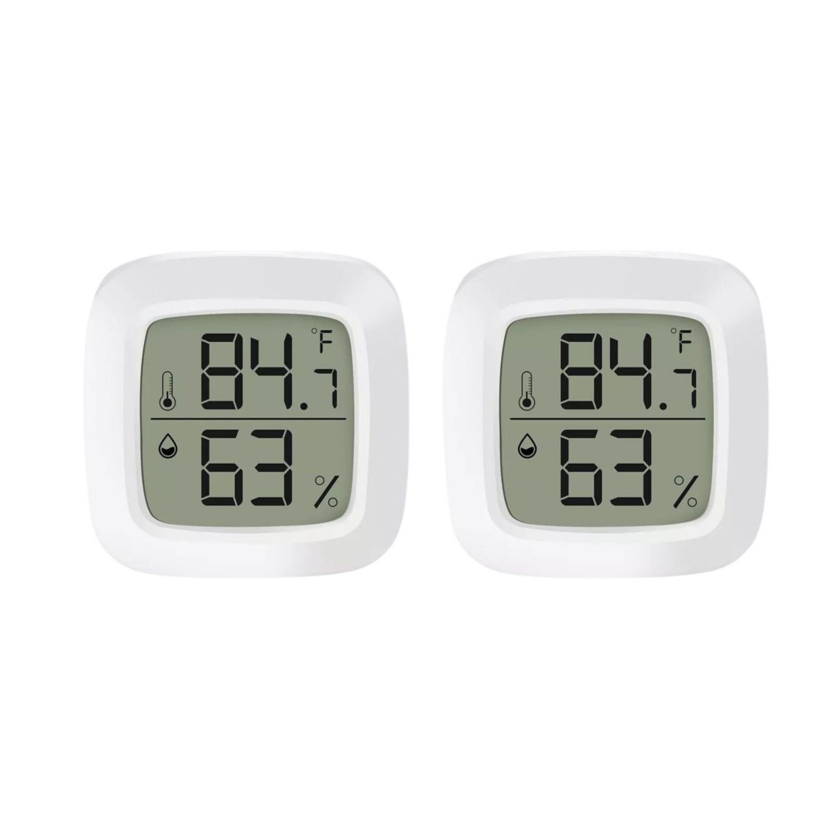 Mini Digital Lcd Thermometer 2 Pcs Kitcheniva