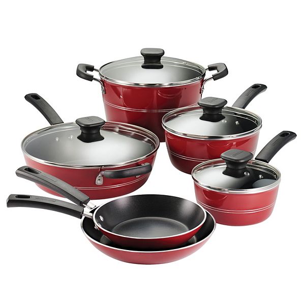 Tramontina Sicilia Aluminum Nonstick 10-Piece Cookware Set Tramontina