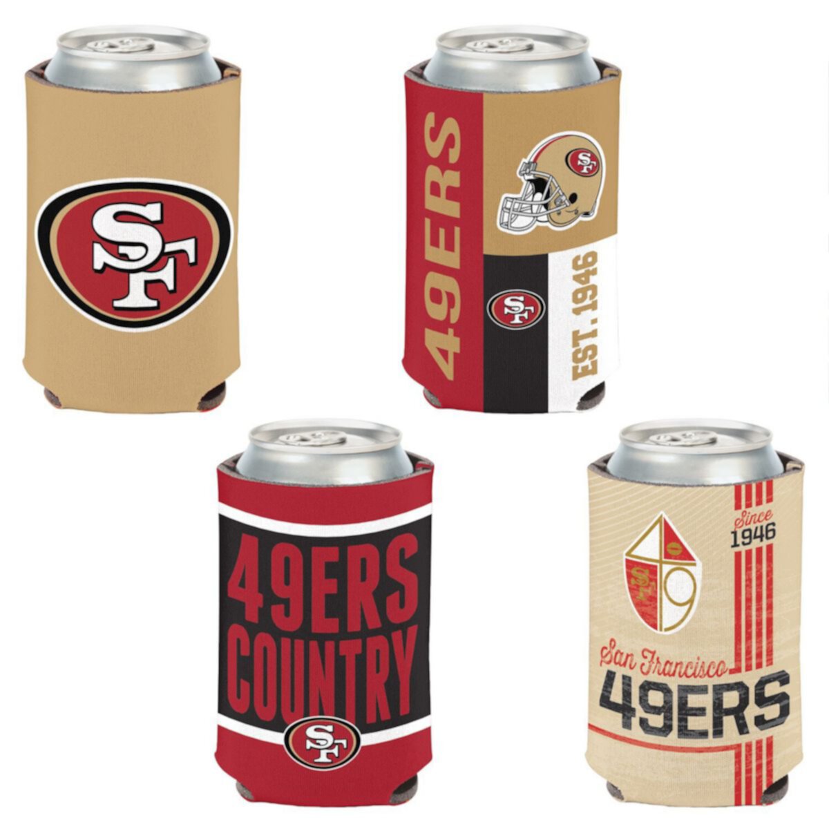 Портативный холодильник WinCraft San Francisco 49ers 4-Pack 12oz. Wincraft