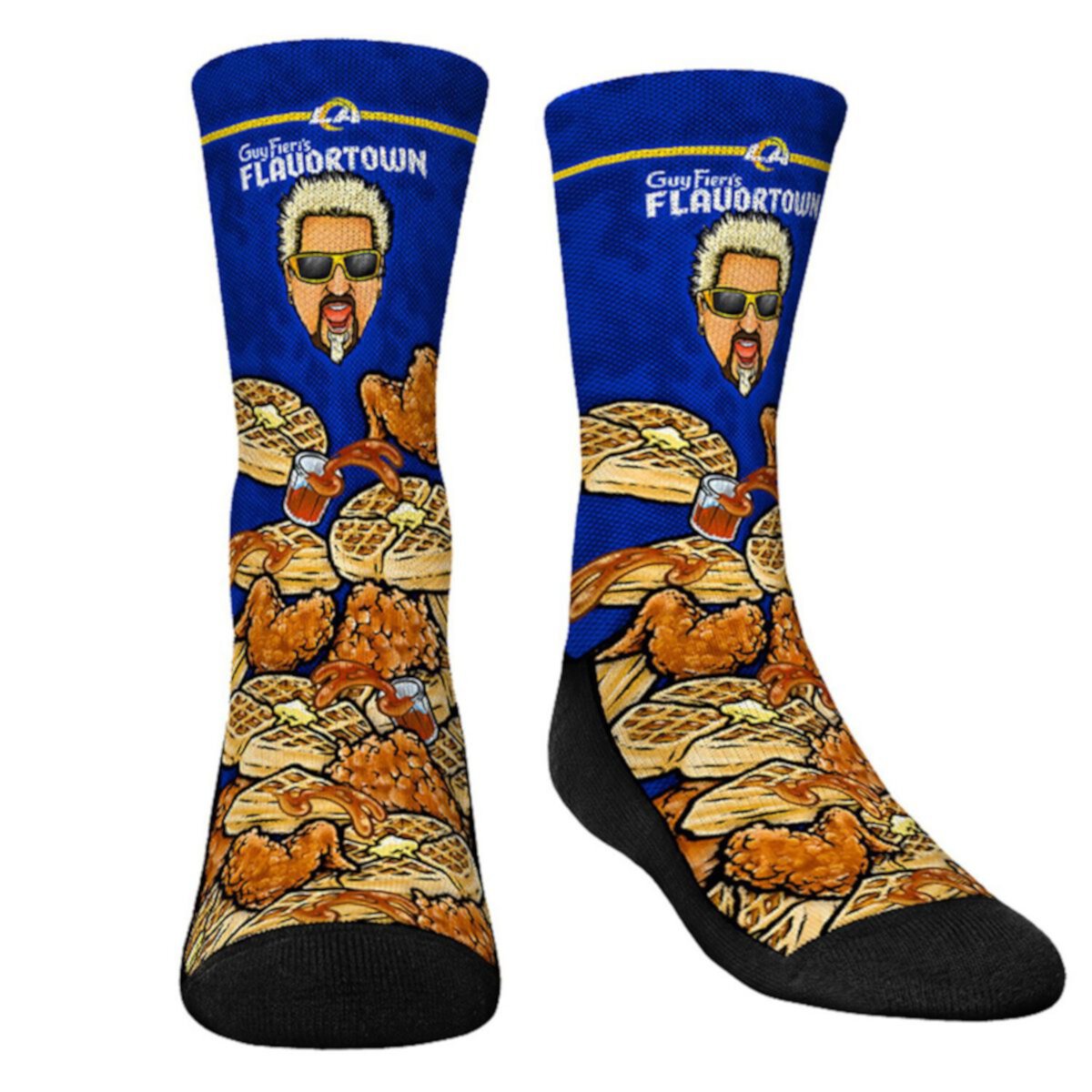 Детские Носки Rock Em Socks Los Angeles Rams NFL x Guy Fieri’s Flavortown Unbranded