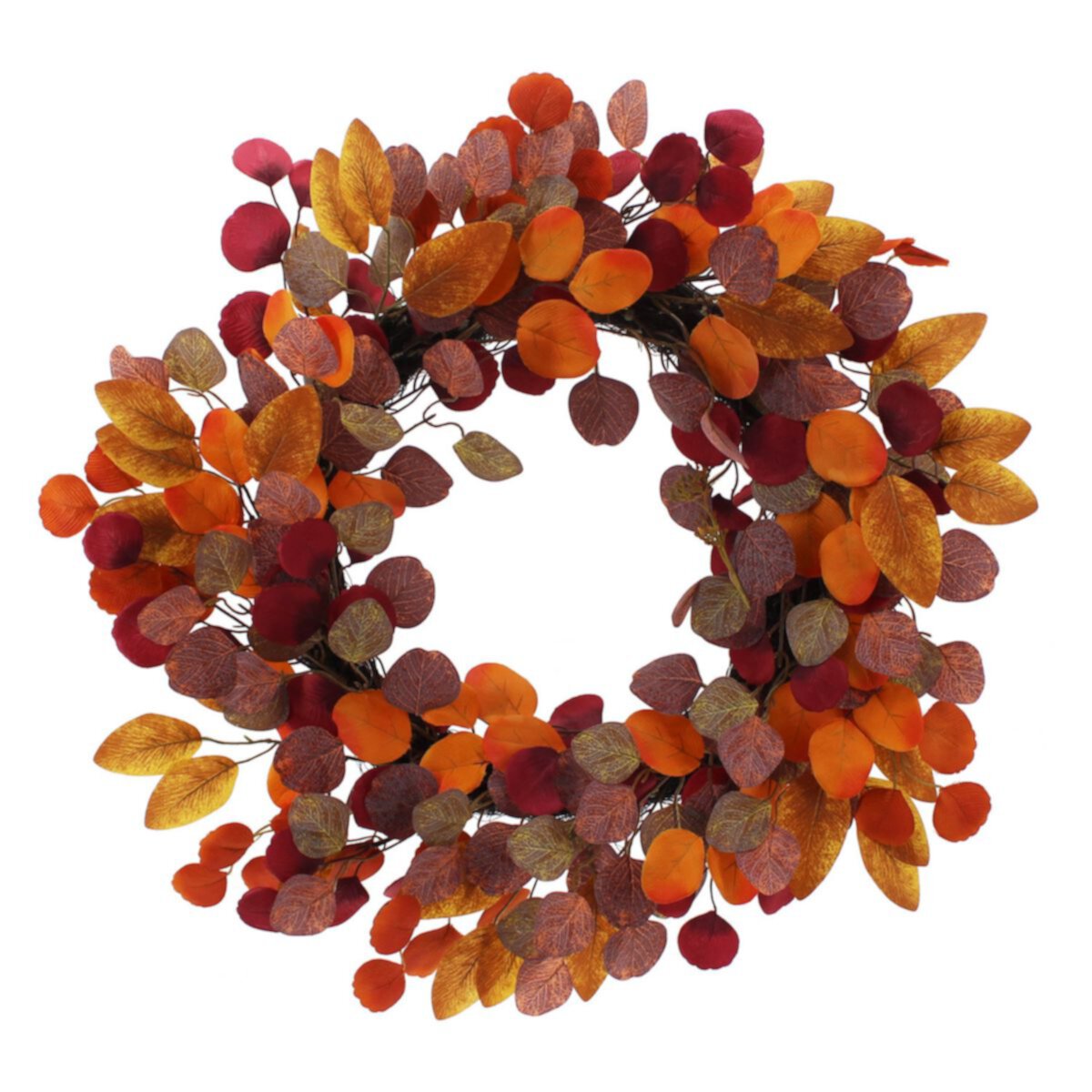 Artificial Mixed Eucalyptus Wreath Unbranded