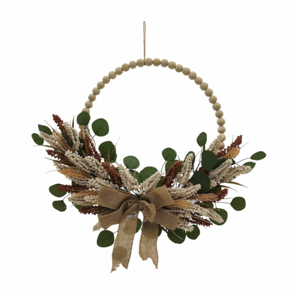 Artificial Beaded Heather Wreath Unbranded