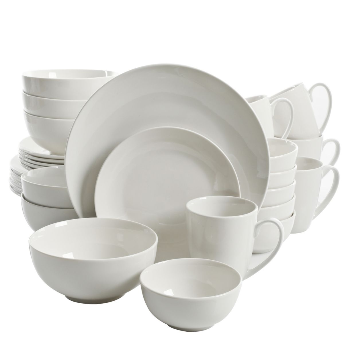 Gibson Home Ogalla 30 Piece Porcelain Dinnerware Set Gibson Home