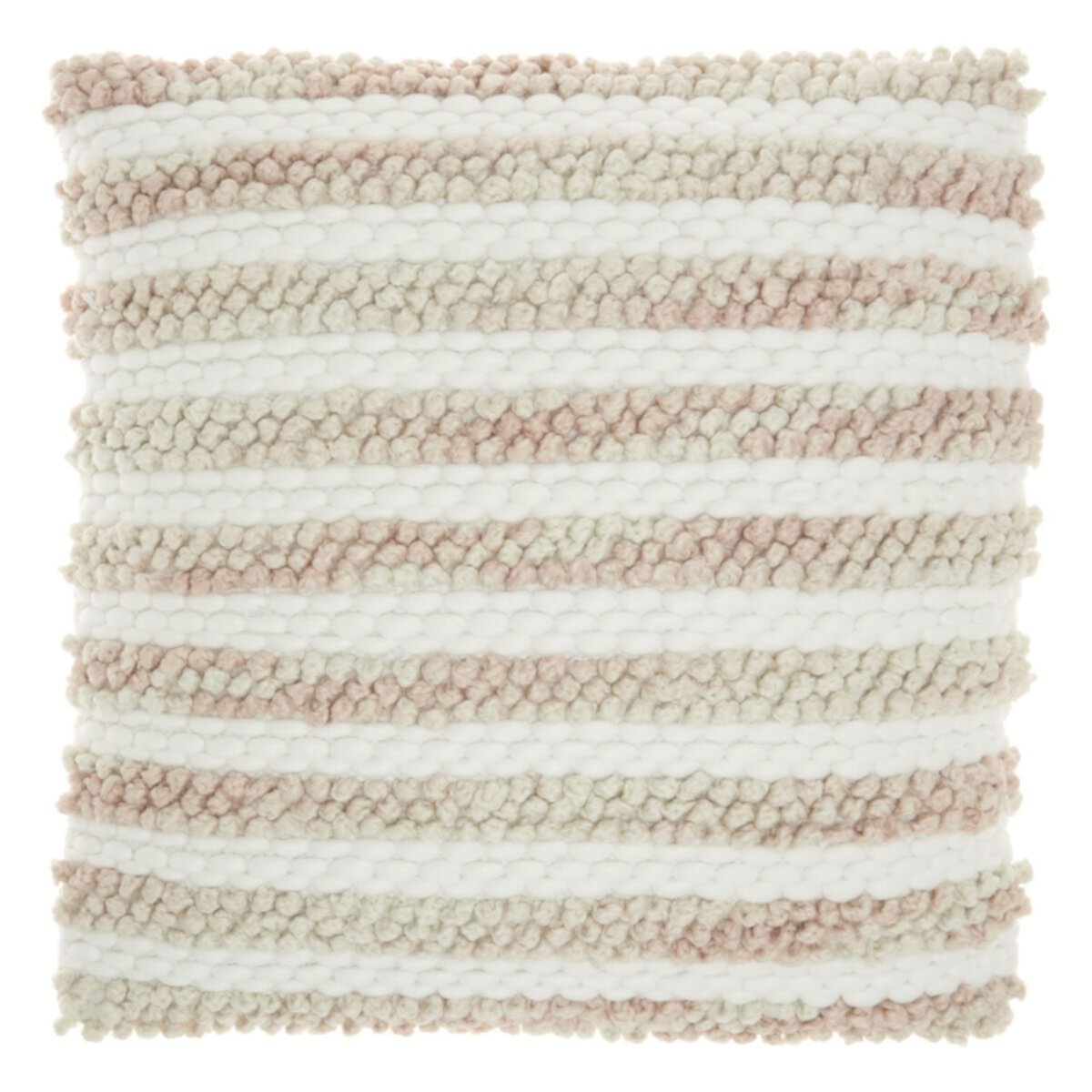 Mina Victory Lifestyle Ombre Woven Stripes Indoor Throw Pillow Mina Victory