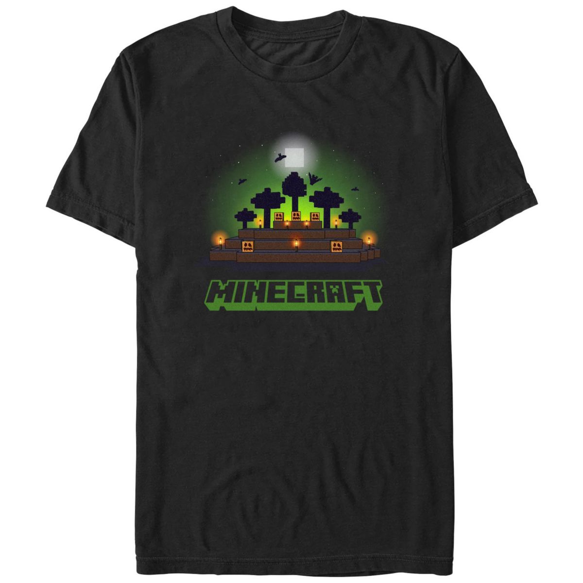 Мужская Футболка Licensed Character Minecraft Pumpkin Night Licensed Character