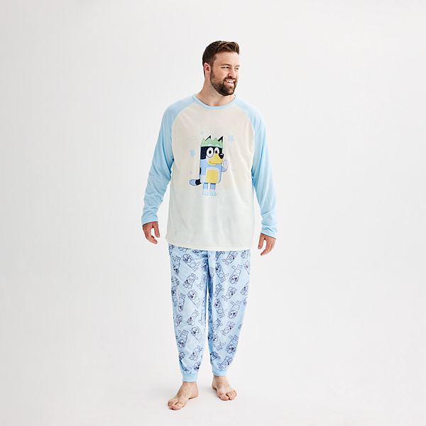 Мужские Пижамы Licensed Character Big & Tall Jammies For Your Families® Bluey Jammies For Your Families