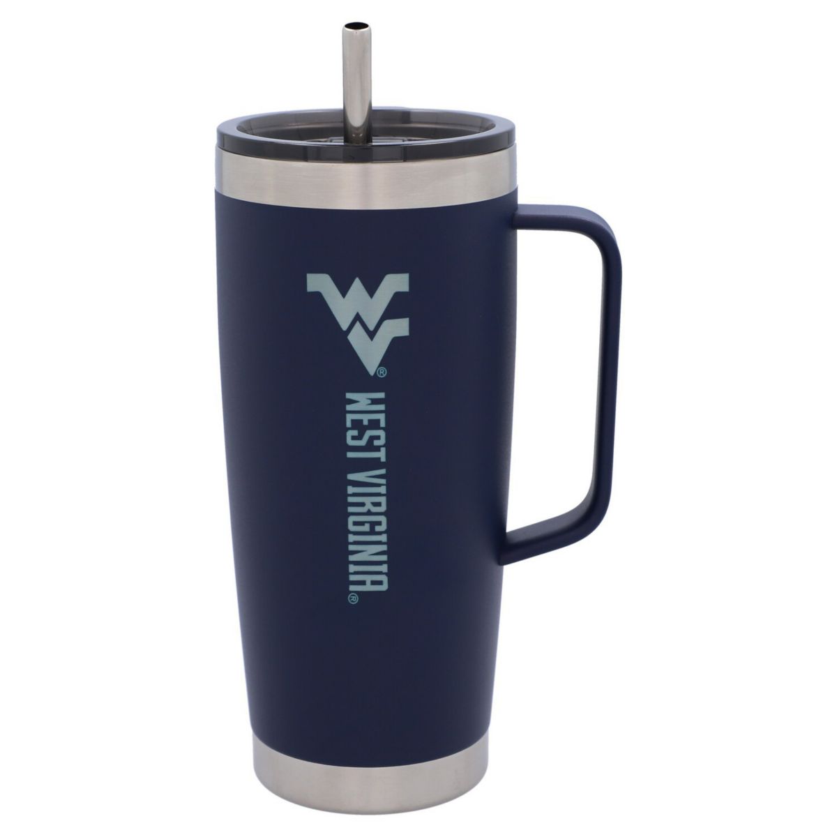 The Memory Company West Virginia Mountaineers 26oz. Team Color Roadie Tumbler with Handle The Memory Company