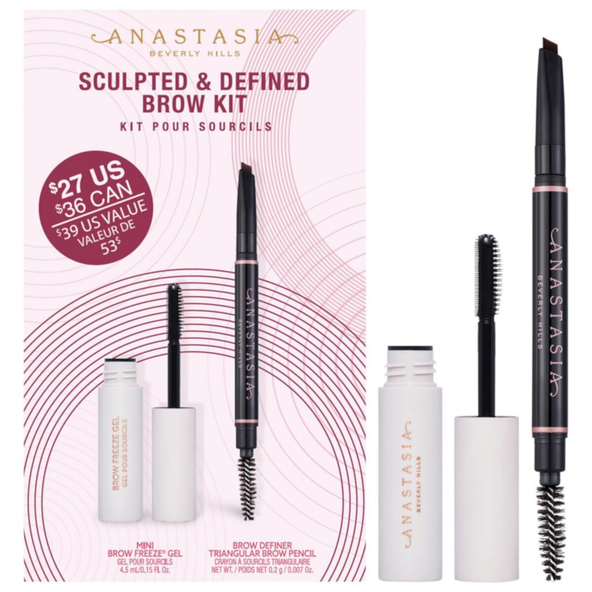 Anastasia Beverly Hills Sculpted & Defined Brow Kit Anastasia Beverly Hills