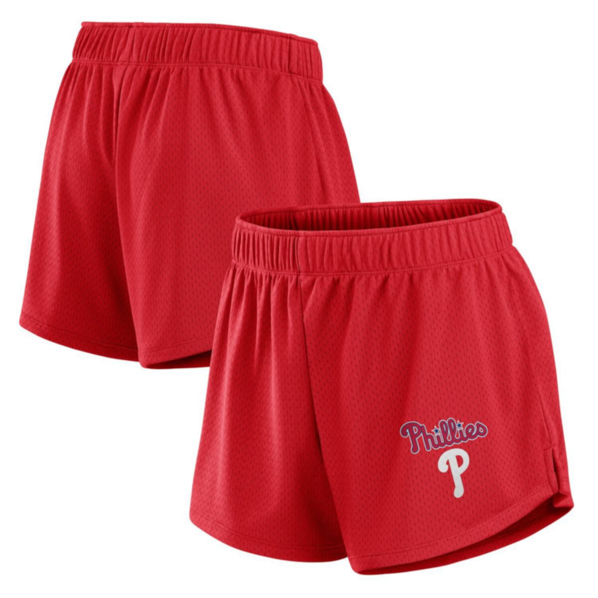 Женские Спортивные шорты Fanatics Red Philadelphia Phillies Fanatics Brands - White Label