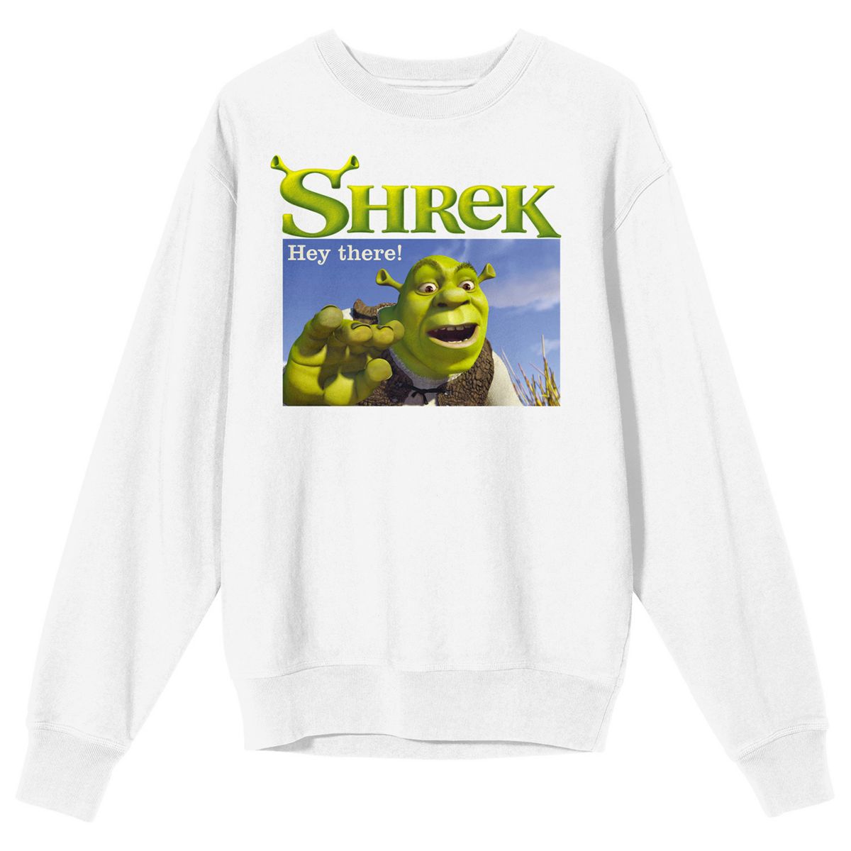 Мужская Футболка Licensed Character Shrek Hey There Long Sleeve Licensed Character