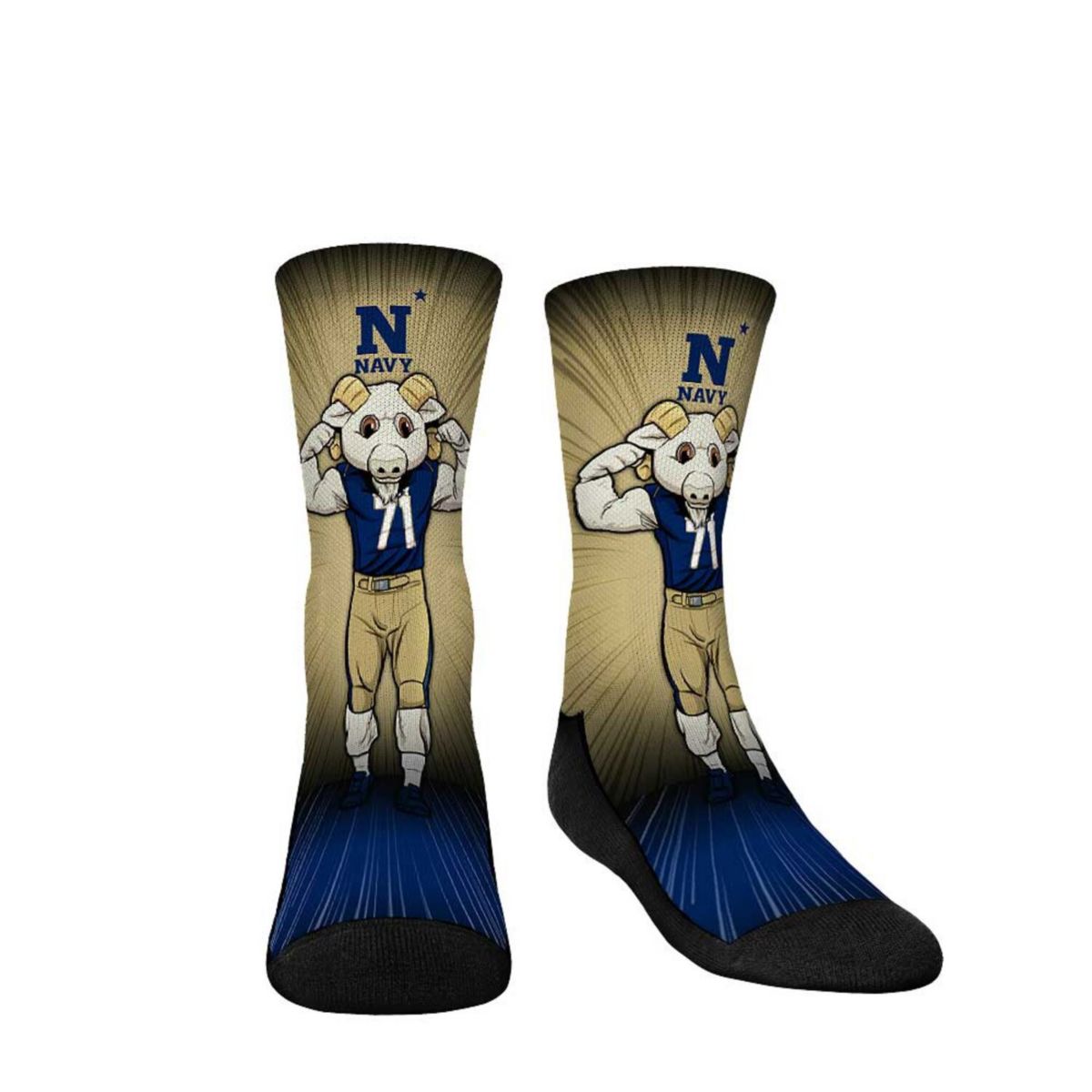 Детские Носки Rock Em Socks Navy Midshipmen Mascot Unbranded