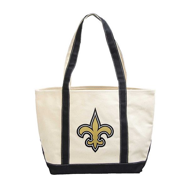 Прочная сумка-тоут New Orleans Saints из канваса с двумя ручками Logo Brand