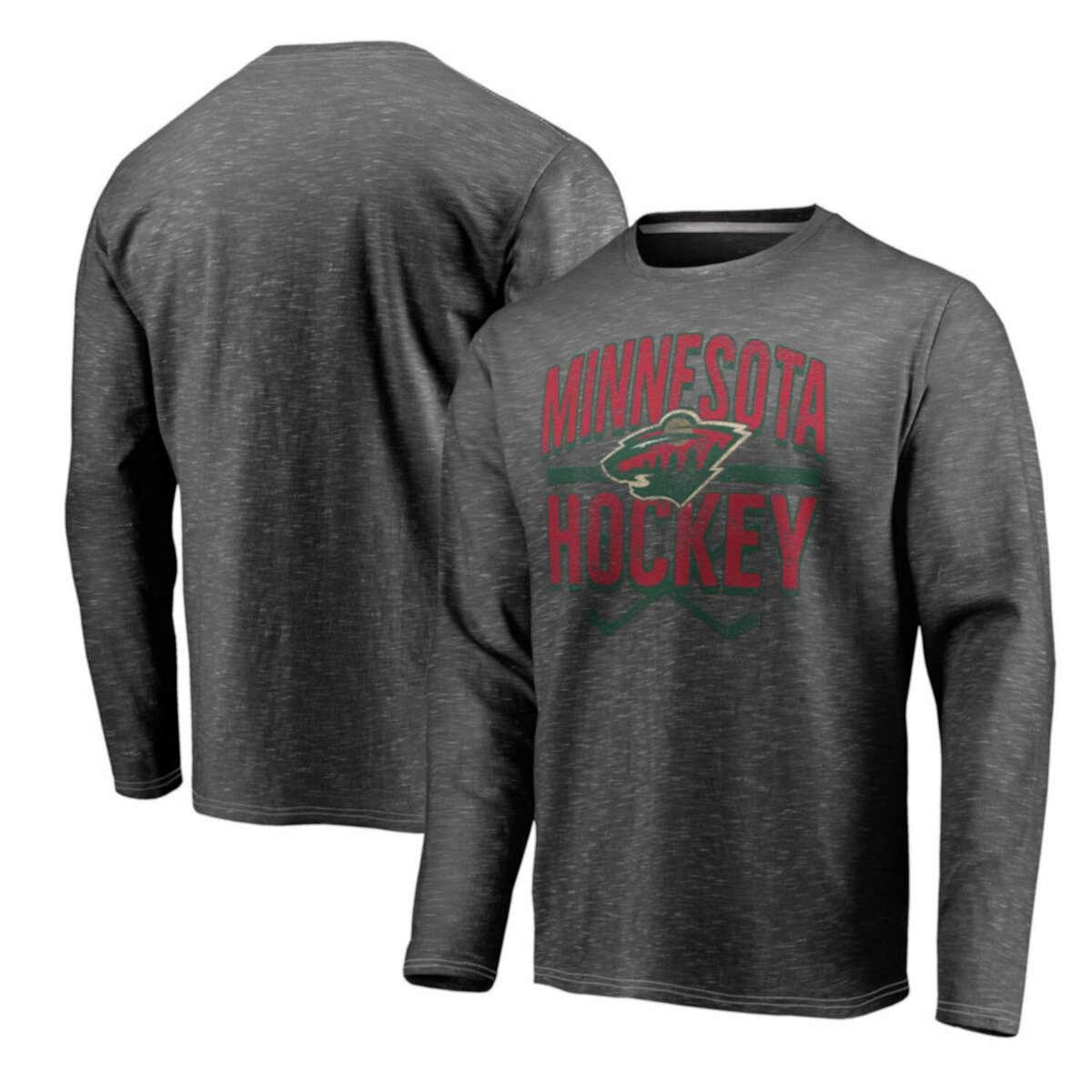 Мужская Футболка Fanatics Minnesota Wild Iced Out Длинный Рукав Fanatics Brands - White Label