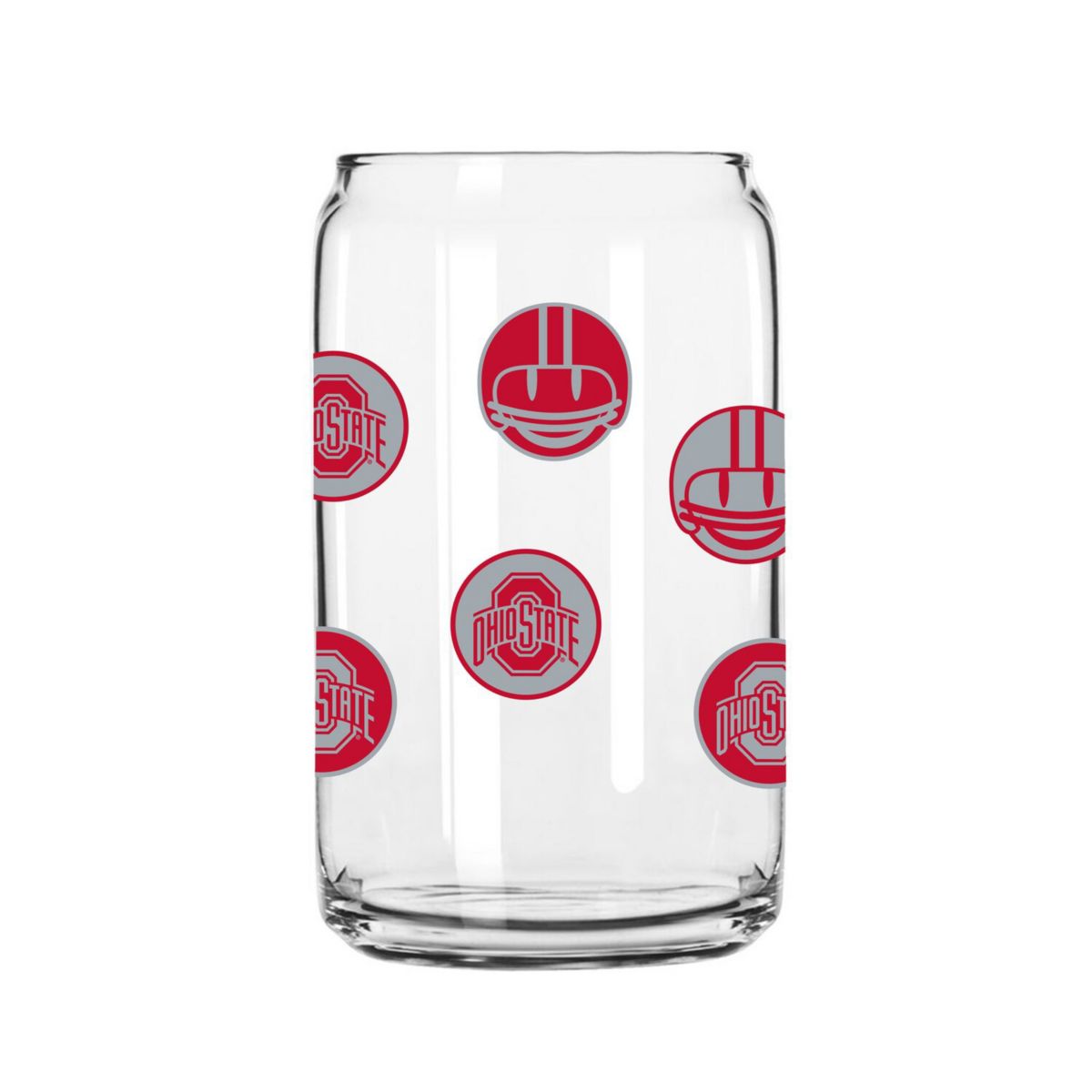 Ohio State Buckeyes 16oz. Smiley Can Glass Unbranded