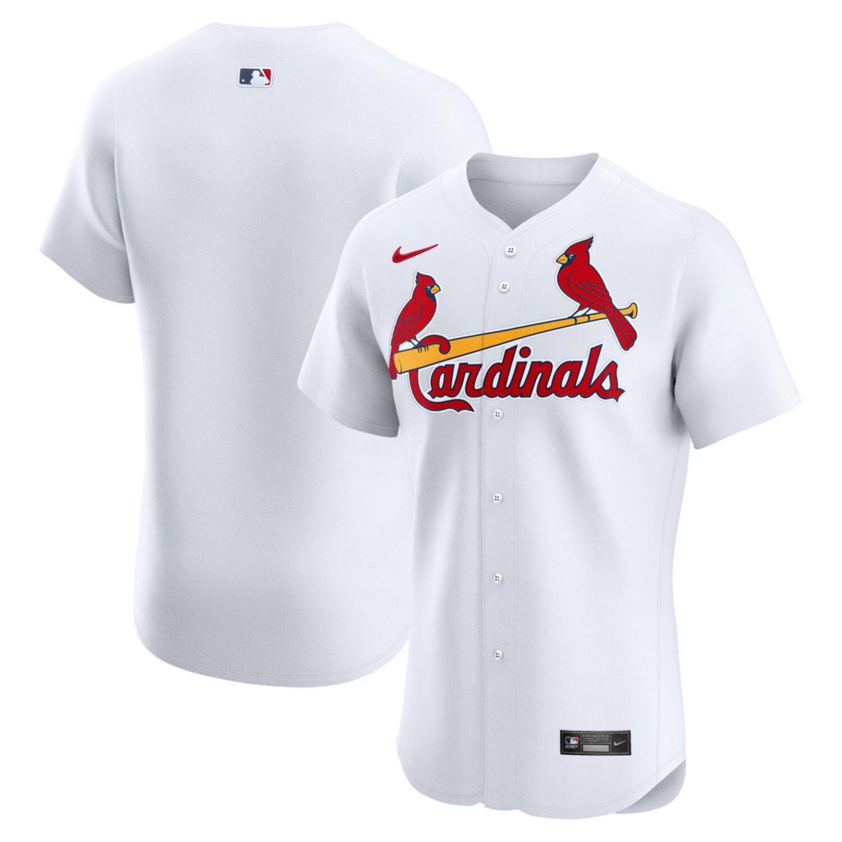 Мужская Футболка Nike Белая St. Louis Cardinals Home Elite Nike