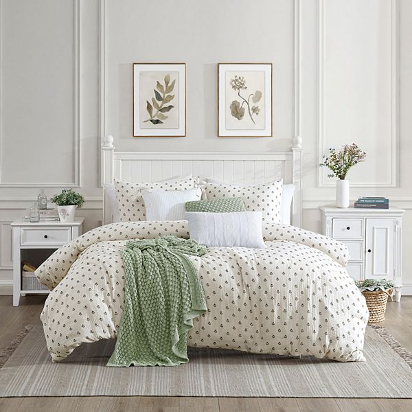 Peri Block Print Gauze Comforter Set Peri