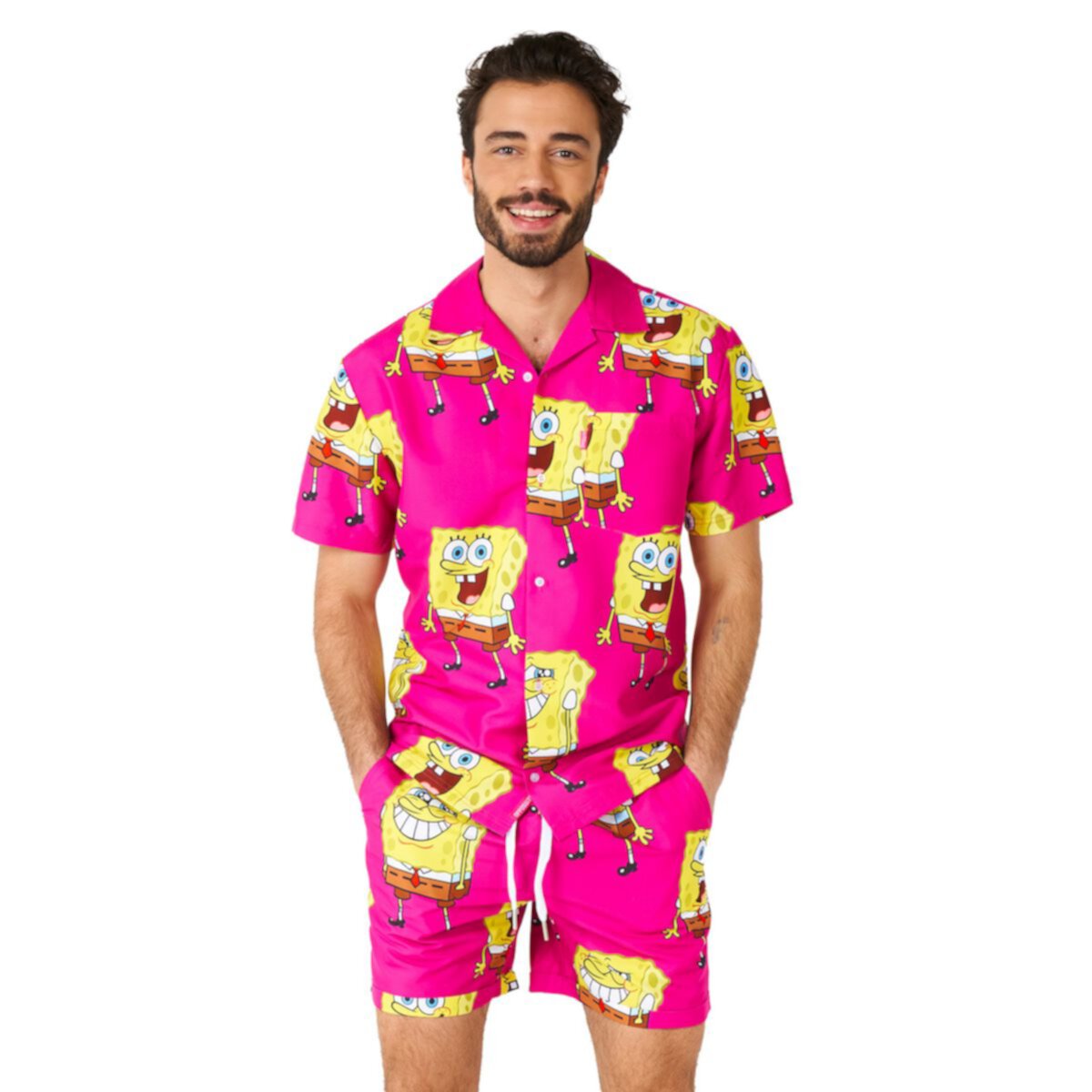 Комплект Одежды OppoSuits SpongeBob SquarePants Розовый с Коротким Рукавом OppoSuits