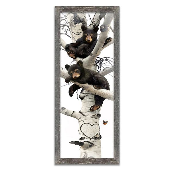 Personal-Prints Lazy Days Black Bear Framed Wall Art Personal-Prints