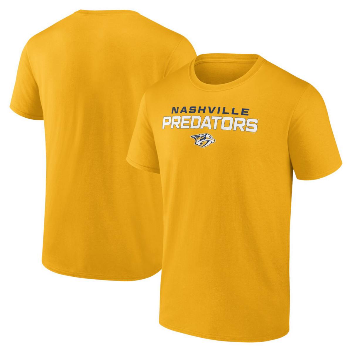 Мужская Футболка Fanatics Barnburner Gold Nashville Predators Fanatics