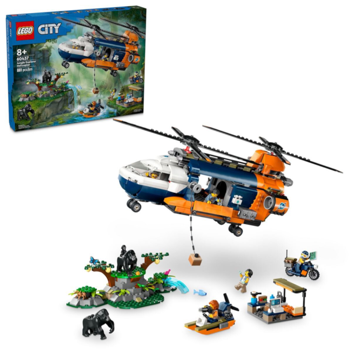 Игровой набор Lego Г Helicopter at Base Camp 60437 Lego