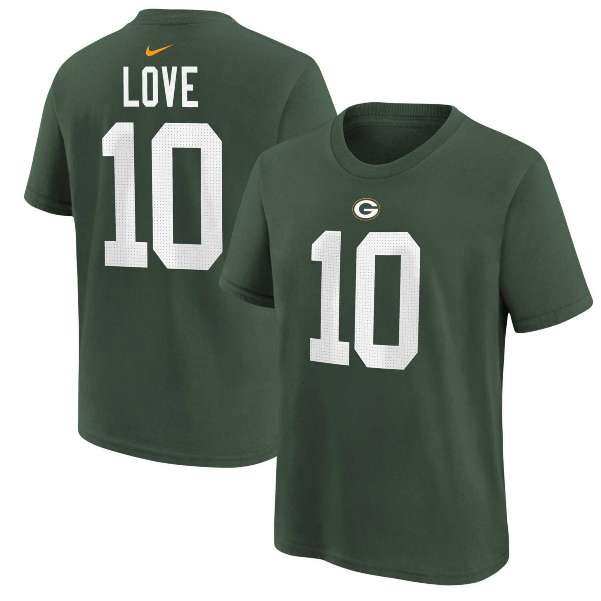 Детская Футболка Nike Jordan Love Green Bay Packers Nike