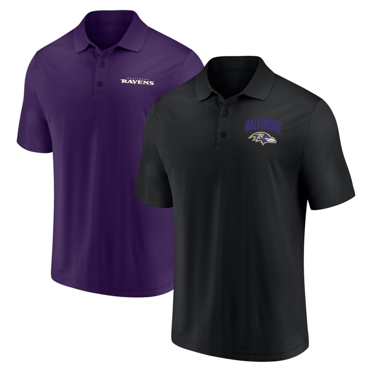 Мужская Футболка Fanatics Brands - White Label Baltimore Ravens Lockup Двухпакетный Комплект Fanatics Brands - White Label