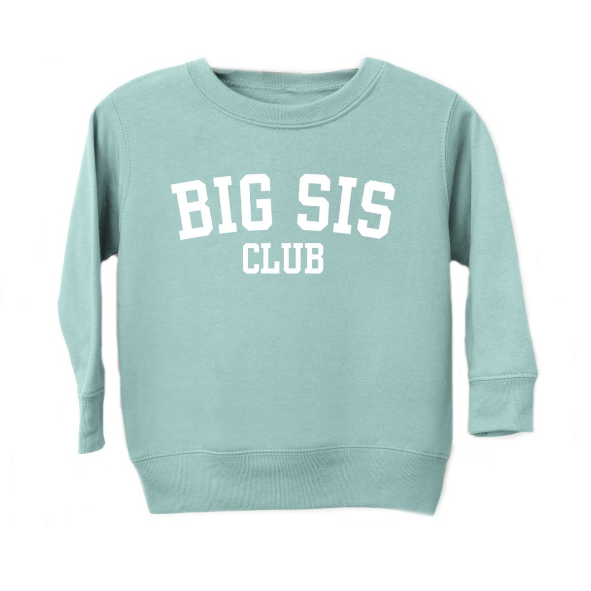 Худи для малышей Big Sis Club с графическим принтом, 60% хлопка и 40% полиэстера The Juniper Shop