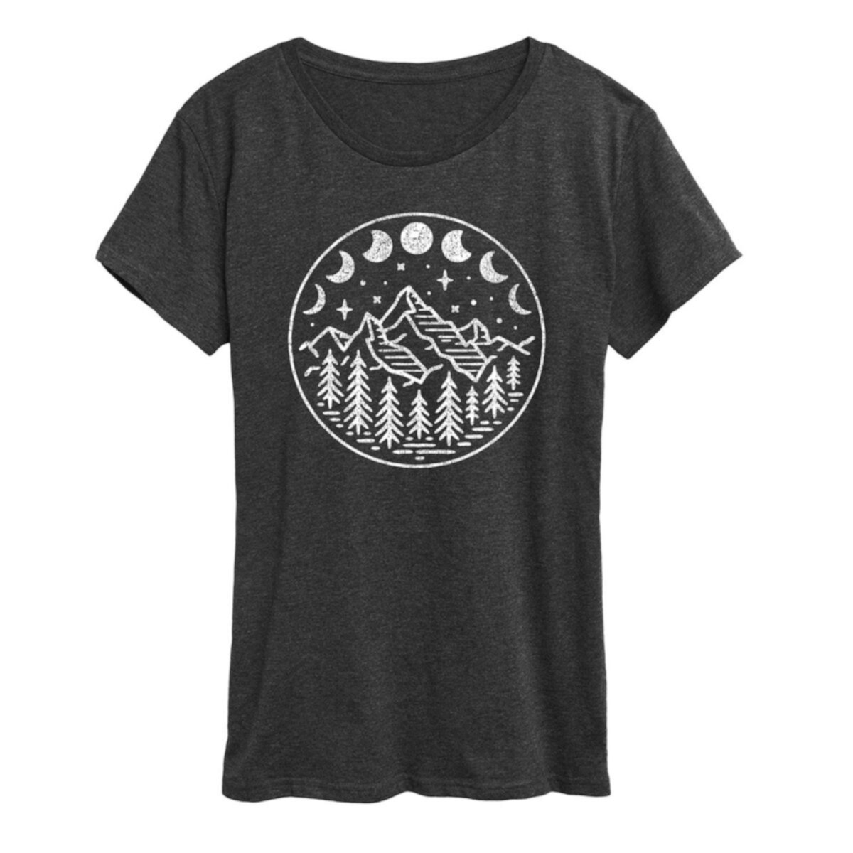 Женская Футболка Unbranded Celestial Mountains Moon Phases Unbranded