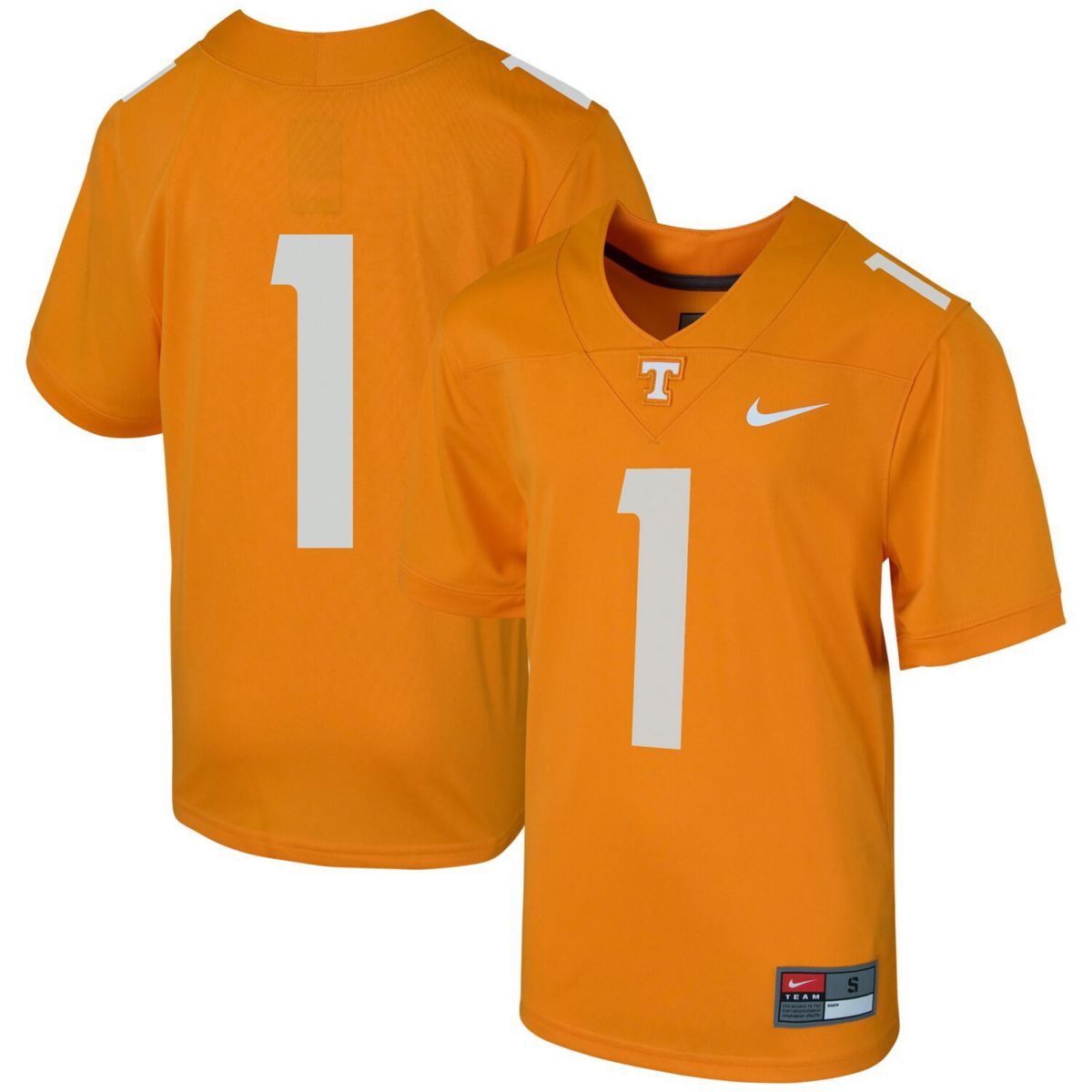 Toddler Nike #1 Tennessee Orange Tennessee Volunteers Untouchable Football Jersey Nike