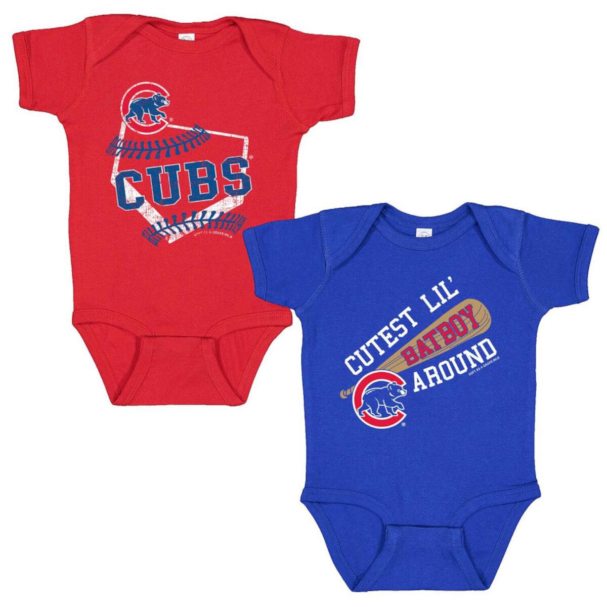 Детские боди Soft As A Grape Chicago Cubs 2-Pack Soft As A Grape