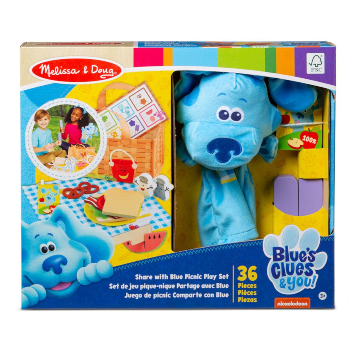 Игровой набор Melissa & Doug Blue's Clues & You! Пикник с Блю Melissa & Doug