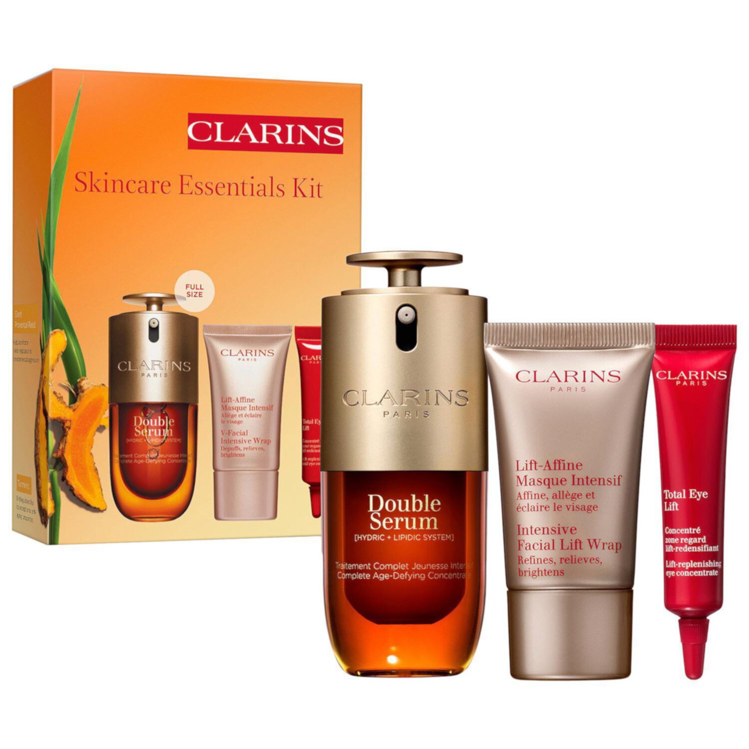 Clarins Anti-Aging Skincare Essentials Set Clarins