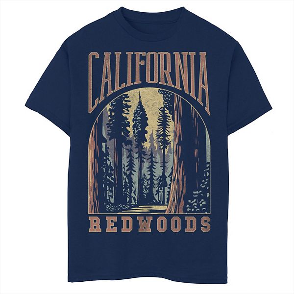 Детская Футболка Licensed Character California Redwoods Forest Trees Licensed Character