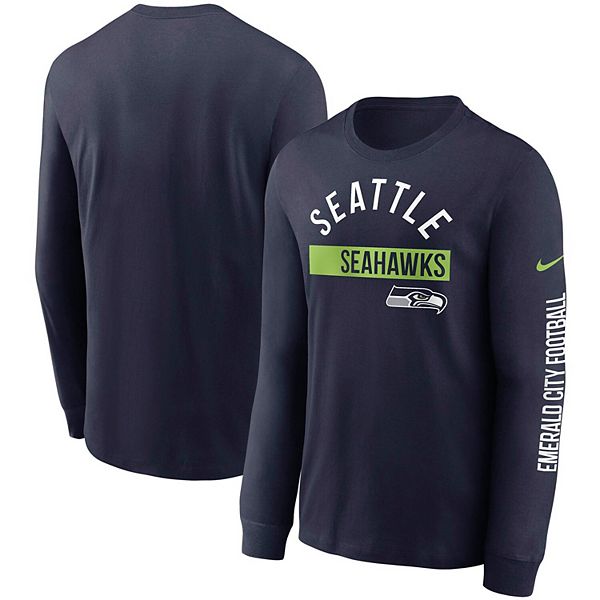 Мужская футболка с длинным рукавом и графикой Nike Seattle Seahawks Nike