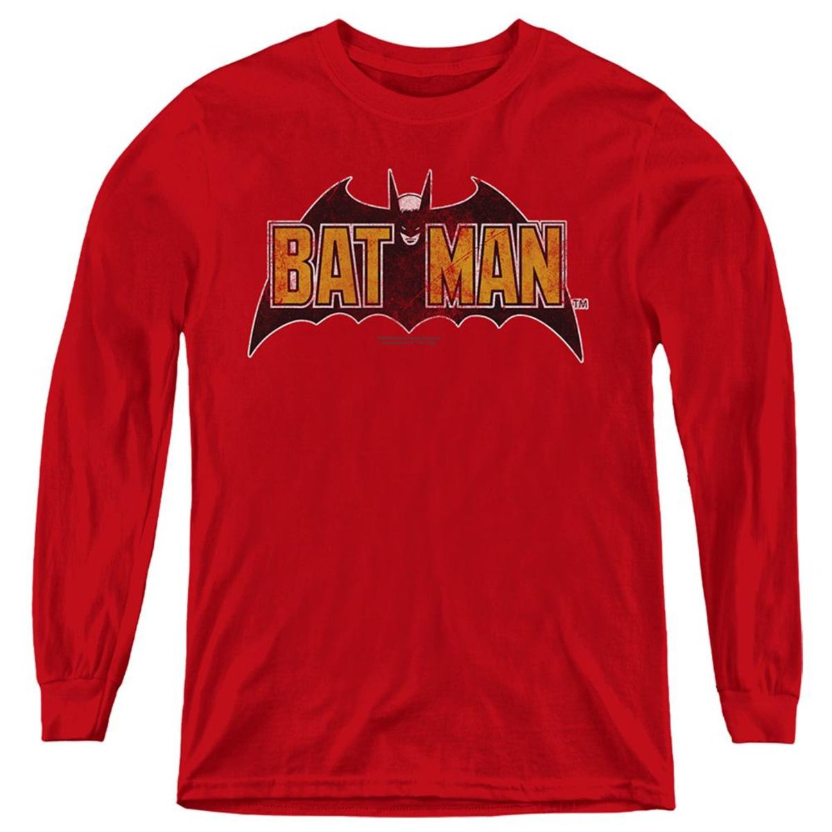 Детский Свитер Licensed Character Batman Vintage Bat Logo On Red Licensed Character