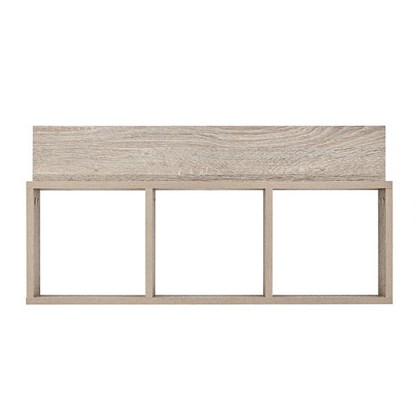 Triple Cubed Floating Shelf With Ledge Danya B